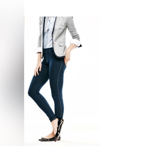 Classic Indigo Denim Leggings - Picture 1 of 4
